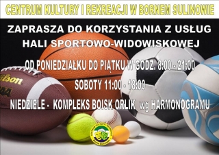 Godziny otwarcia Hali 2016