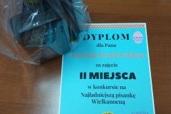 Nagrody i Dyplom za 2 miejsce młodzież i dorośli.