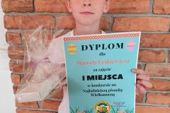 Marcel Leśkiewicz z nagrodą