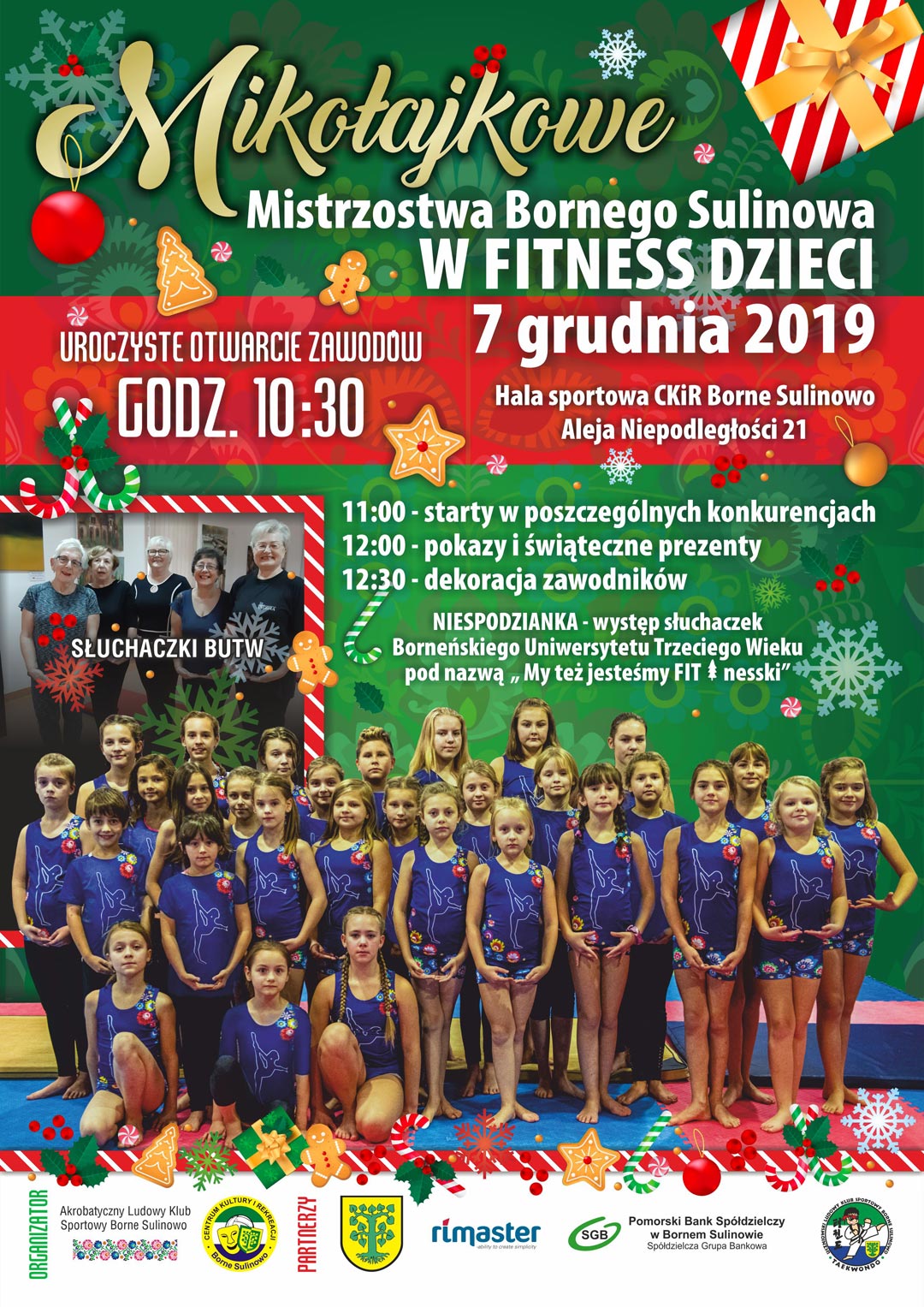 Mikołajkowe Mistrzostwa w Fitness Dzieci