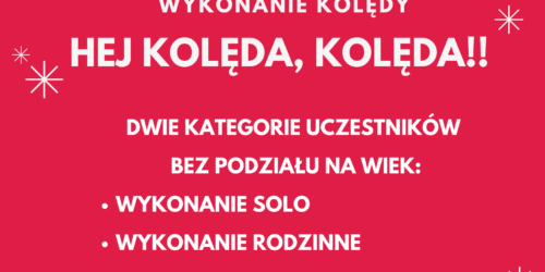Konkursu „Hej kolęda, kolęda”