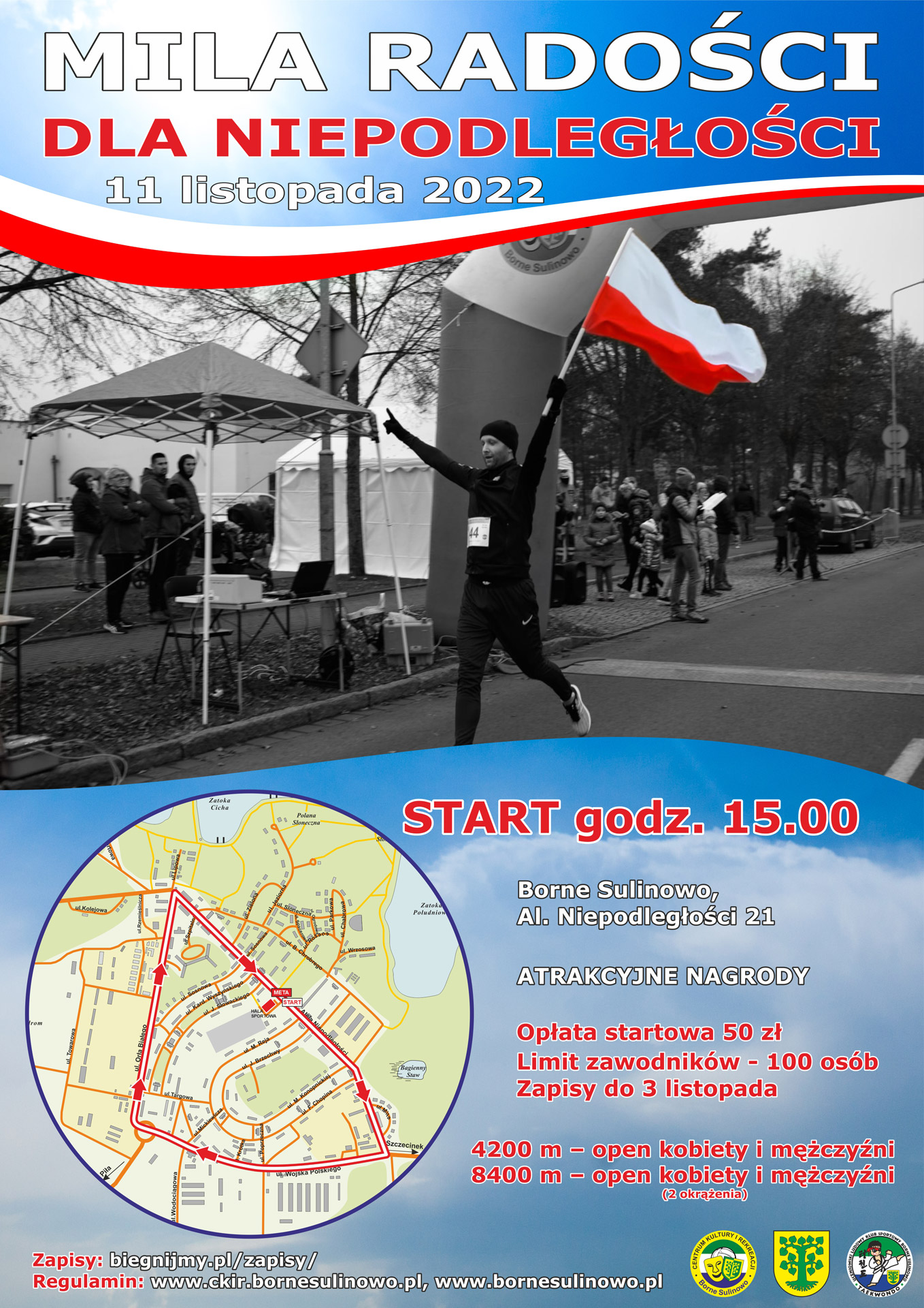 Plakat Mila Radości dla Niepodległości