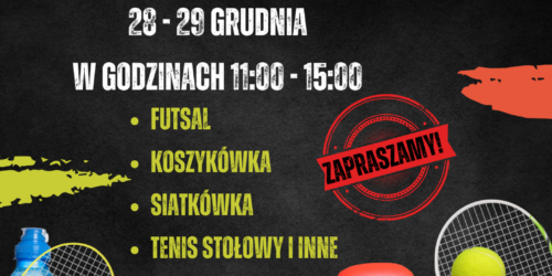 Otwarte zajęcia sportowe z animatorem.
