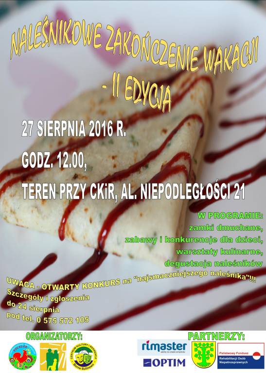 Naleśnikowe Zakończenie Wakacji