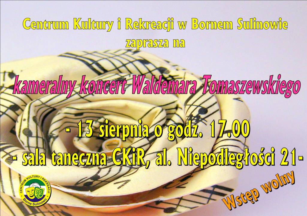 Kameralny koncert Waldemara Tomaszewskiego