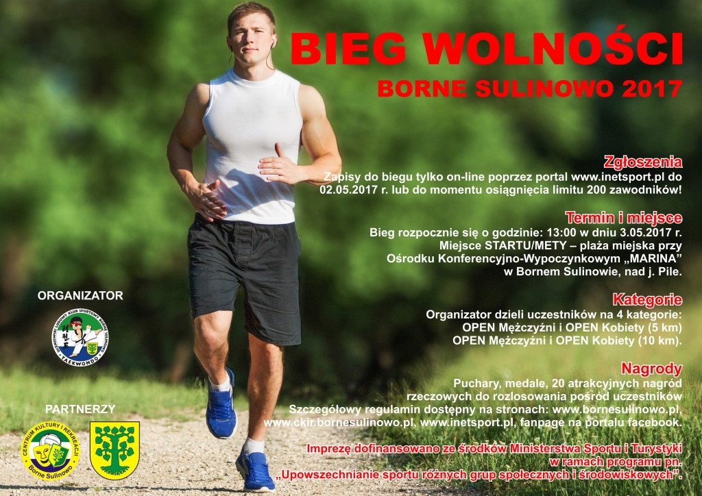 „BIEG WOLNOŚCI – BORNE SULINOWO 2017”